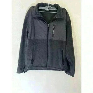 New Balance Gray Full Zip Fleece Sweater Size Small